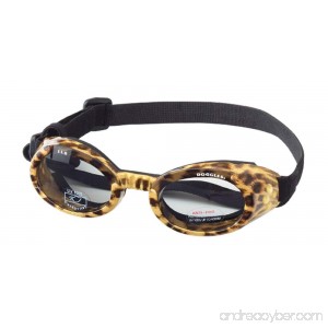 Doggles Stylish Portable Dog UV Protection sunglassIls Small Leopard / Smoke Lens - B00LVNP5IM