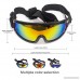Pet Large Sunglasses Dog Goggles UV Protection Eye Wear Waterproof Pet Goggle with Adjustable Strap for for medium Large Dogs Travel Skiing Surfing Driving (Silver) - B07BFC1MBQ