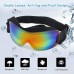 URBEST Dog Goggles Dog Sunglasses Rimless Glasses for Large Dogs with UV400 Protection Lightweight Medium Large Dog Ski Goggles with Adjustable Strap for Travel Skiing and Anti-Fog - B07CPR9FV6