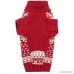 Dog Reindeer Holiday Pet Clothes Sweater for Dogs Puppy Kitten Cats Classic Red - B013WVJP3G