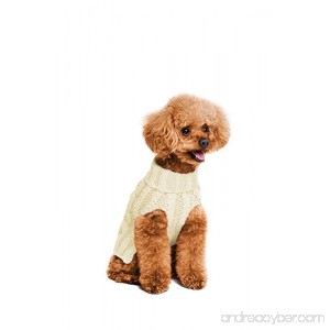 Golden Paw Knitted Jumper Dog Sweater Dog Apparel Warm Dog Clothes - B077N4PNGR