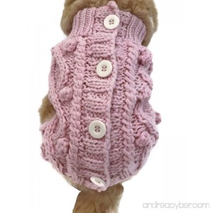 Le Petit Chien Handmade Knitwear Soft Sweater for Small Dogs or Puppies - B01N0TJU7Y