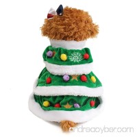 Minisoya Christmas Tree Pet Dog Cat Coat Cute Puppy Festival Sweater Apparel Costumes Warm Outwear - B0774P5KWV