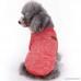 Pet Dog Classic Knitwear Sweater Warm Winter Puppy Pet Coat Soft Sweater Clothing For Small Dogs (S Red) - B07412PV2K