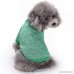 Pet Dog Classic Knitwear Sweater Warm Winter Puppy Pet Coat Soft Sweater Clothing For Small Dogs (M Green) - B073ZXY1RC