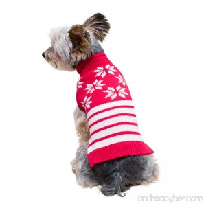 Stinky G snowflakes Sleeveless Dog Pet Sweater - B01M6YSCK2
