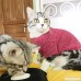 Sunward Pet Dog Clothes Soft Thickening Warm Stripe Polar Fleece Winter Clothes - B075R76WRL