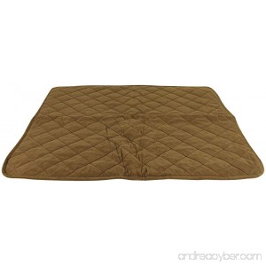 CPC Reversible Sherpa/Quilted Microfiber Throw for Pets 50-Inch Chocolate - B00N2YGYJ2