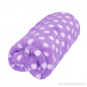 diffstyle Cozy Dot Printing Small Blanket for Puppy Cat Bed Cover Throws Blanket 4 Colors - B01N4K0C4K