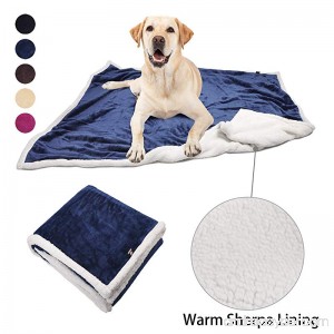 Dog Blanket Super Soft Warm Sherpa Fleece Plush Dog Blankets and Throws for Small Medium Large Dogs Puppy Doggy Pet Cats - B0756CQ822