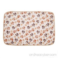 Floralby Pet Puppy Cat Dog Warm Bed Blanket Bone Paw Print Coral Fleece Soft Mat Bed Pad - B075M4GTS9