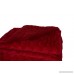 HappyCare Textiles Embossed Faux Fur Rev To Sherpa Throw Blanket Burgundy - B071JN4784