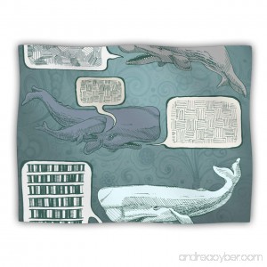 Kess InHouse Sophy Tuttle Whale Talk Pet Blanket 60 by 50-Inch - B00JRUS6AK