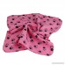 M2cbridge Soft Fleece Pet Blanket for Cat and Dog Paw Printed Small and Medium Size Available - B01AT2IPCS