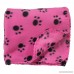 M2cbridge Soft Fleece Pet Blanket for Cat and Dog Paw Printed Small and Medium Size Available - B01AT2IPCS