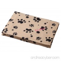Miles Kimball Personalized Paw Print Pet Blanket - B00WSUR3NM id=ASIN