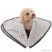Ohana Elegant Pet Blanket for Dogs and Cats Soft and Warm Puppy Sleep Mat Fleece Bed Covers for Bed Couch Car Crate and Carrier Bag Grey L - B079DNZT9W
