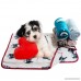 Scheppend Cozy Cuddly Pet Fleece Blanket Dogs Cats Bed Throws for Couch Car Backseat Crate Kennel and Carrier - B07462M2DC