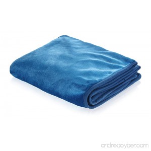 SmartPetLove Snuggle Blanket for Pets 48 x 30 Rich Blue - B00VRX9S6G