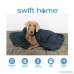 Swift Home Pet Comforter Dogs and Cats Blanket and Throw Perfect for Home Car Pet Bed Crate Pad in a Pet Carrier and more. Soft Lightweight Warmth Durable and Washable - Navy L/XL - B076DT18TH