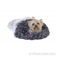 The Dog Squad Cozy Sack Frosted Snow Leopard Square Binkie Blanket  16.5 by 16.5 Feet - B00NIQK8QY
