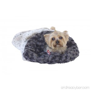 The Dog Squad Cozy Sack Frosted Snow Leopard Square Binkie Blanket 16.5 by 16.5 Feet - B00NIQK8QY