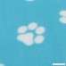 UEETEK Pet Blanket for Dog Cat Animal Paw Print Double-sided Fleece Blankets All Year Round Puppy Kitten Bed Sleep Mat - B07881NHSP