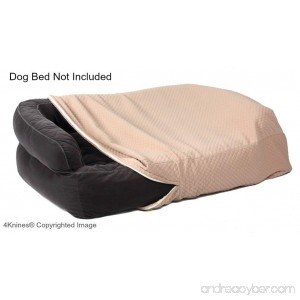 4Knines Luxury Dog Bed Cover - USA Based - Premium Durable Quilted Waterproof Heavy Duty Material - B01C396A86