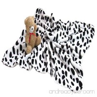 BalataHome Premium Large Pet Blankets 31.4x39.3 Inches Soft Black Spot Blanket for Dog Cat Puppy Kitten Animal Supplies - B076D5PPKD