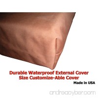 Customizable 50"x32"x5" Waterproof External Dog Bed Cover Only - B00BTRAXQO