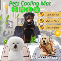 DODOING Dog Pet Bed Cooling Mat Pad Cool Non Toxic Pet Cooler Pad Cushion Summer Cooling Bed Mat Soft Cool Dog House Seat Mattress - B07FZVFGGK