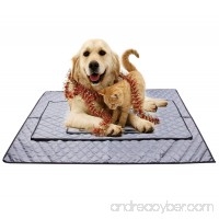 DODOING Pets Cooling Chilly Mat Non-Toxic Cool Pad Bed Liner Mattress Summer Dog Cat Heat Relief Cover Mats - B07FVKZV8S