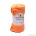 Fleece Pet Blanket Orange 60 By 40-inch - B0147GPC32