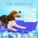 isYoung Cooling Mat Pressure Activated Chilly Dog Cat Bed Gel Mat Blue - Best For Keeping Pets Cool (35.4 x 19.7inches) - B07DQQCWV4