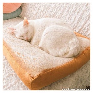 Pet Mat FTXJ Novelty Toast Dog Blanket Pet Cushion Cat Bed Soft Sleep Pad - B0719K9ZC5