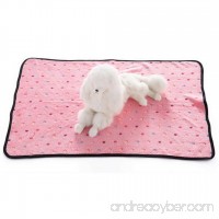 Premewish Super Soft And Warm Dog Cat Puppy Pet Blanket Paw Print Pet Cat Dog Blanket Comfortable Beds - B07D5D1YFN