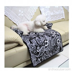 Saymequeen Cat Dog Flower Sofa Chair Cover Bed Pet Reversible Sofa Couch Furniture Protector Mat - B07G113ZRN