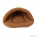 UEETEK Dog Cave Bed Small Cute Puppy Slipper Shape Bed Cat Dog Cave Nest Pet House Soft Warm Cushion Tunnel for Pets Size S 15 x 11 x 3.9inch - B077SHNDX4