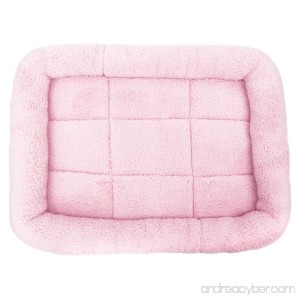Pet Bed Legendog Washable Plush Pet Bolster Bed for Car Home Pet Cushion with Edge - B0756FK7DK