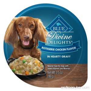 Blue Buffalo Divine Delights Natural Adult Small Breed Wet Dog Food Cups - B01N28JOUH