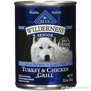 Blue Buffalo Wilderness High Protein Grain Free Natural Senior Wet Dog Food - B00L9NY2KG