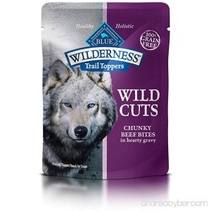 Blue Buffalo Wilderness Trail Toppers Wild Cuts High Protein Grain Free Natural Wet Dog Food - B00QT4W1MQ