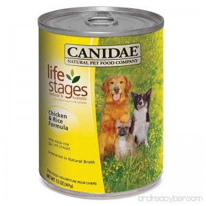 CANIDAE Life Stages Canned Dog Food for Puppies Adults & Seniors 12 Pack - B003R0LKTA