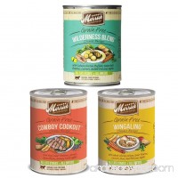 Merrick Classic Recipe Canned Dog Food Variety (12 Pack) - Wilderness Blend  Cowboy Cookout & Wingaling - B01BLU1EMK