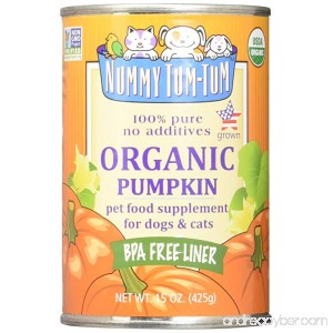 Nummy Tum Tum Pure Pumpkin For Pets 15-Ounce Cans (Pack of 12) - B003YKAT68