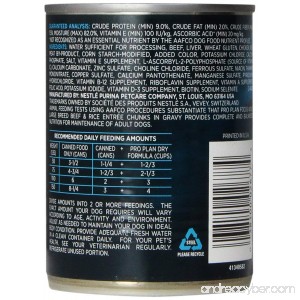 Purina Pro Plan FOCUS Large Breed Chunks in Gravy Adult Wet Dog Food - (12) 13 oz. Cans - B000HBDXQK