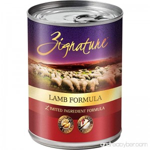 Zignature - Grain Free Limited Ingredient Formula Wet Dog Food 13oz. Can (12 Pack) - B00MCZVPKU
