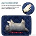 Dog Bed Mat Washable - Soft Fleece Crate Pad - Anti-slip Matress for Small Medium Large Pets by HeroDog - B072N4GCQB