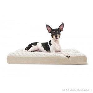 Furhaven Pet Memory Foam Mattress Pet Bed for Dogs and Cats Available in 35 Colors/Styles - B00YEOA7E2