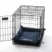 K&H Pet Products K-9 Ruff n' Tuff Crate Pad Medium Navy Blue (21 x 31) - 1260 Denier Rip-Stop Polyester for Pets That Need Extra Tough Fabric - B07DKCSPD6